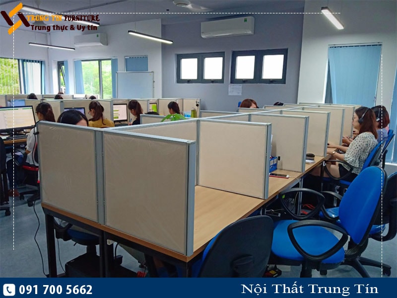 Mẫu vách ngăn nỉ trên mặt bàn, hiện đại, giá tốt